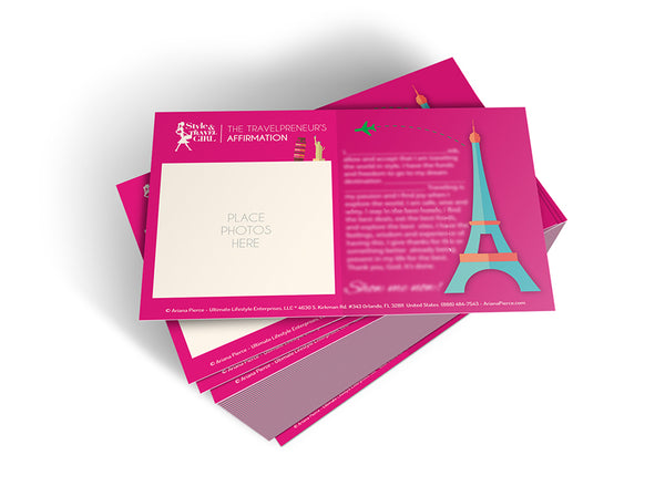 Travelpreneur Affirmation Cards