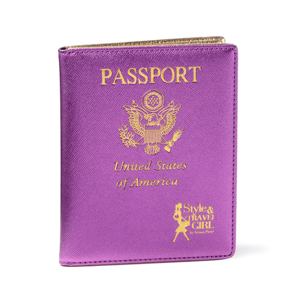 Panama Purple Passport Cover