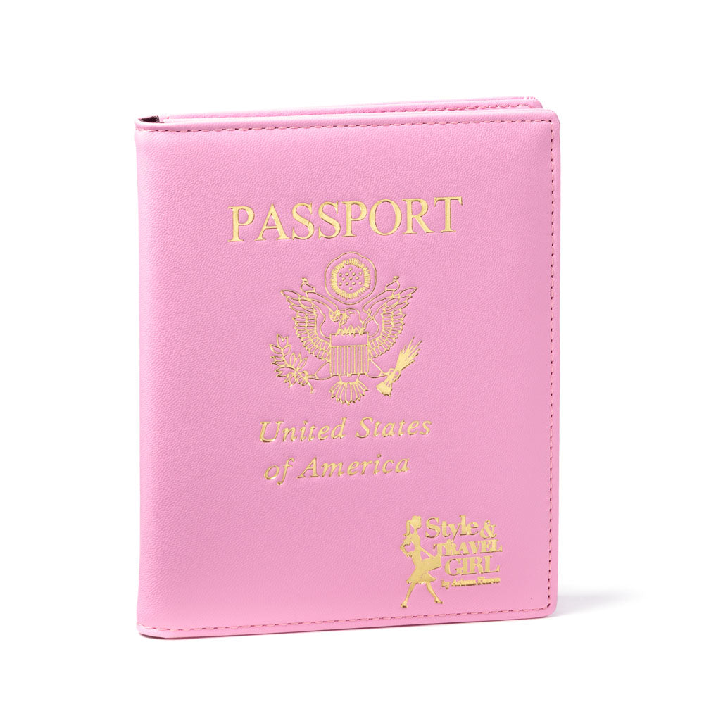 Parisian Pink Passport Cover