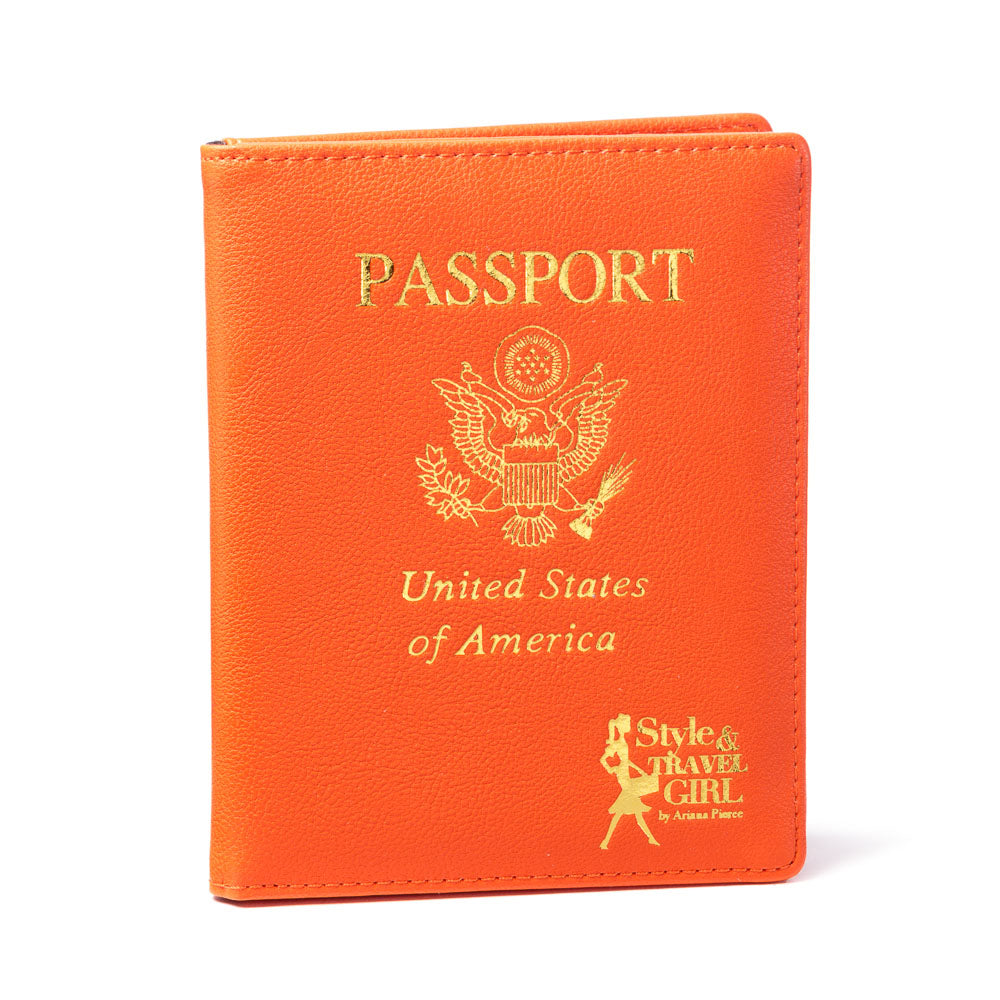 Ontario Orange Passport Cover